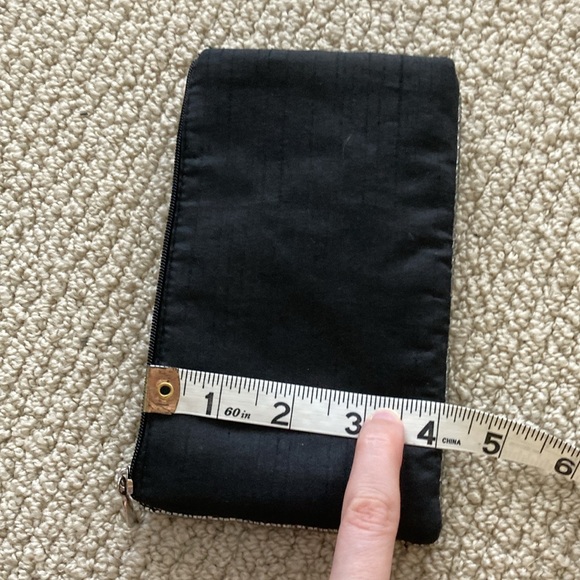 Beaded Bejeweled Embellished Black Clutch Pouch Multicolor Accents Indian EUC - Picture 7 of 12